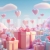 Valentines Day Concept Horizontal Pastel Valley