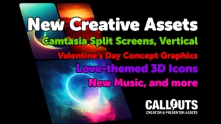 New Camtasia Templates, and Romantic Resources to Fall in Love With
