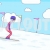 Ski Jumping- Animated Toon Concept