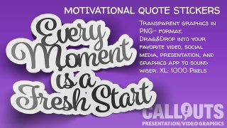 Motivational Quote Stickers