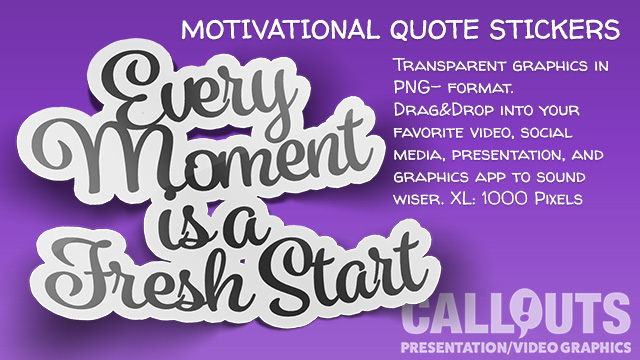 Motivational Quote Stickers