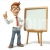 Male Visual Presenter – Education Illustration