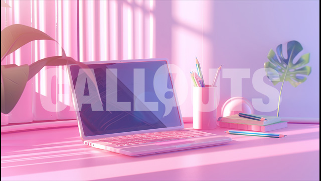 Sunny Workspace Aesthetics – Education Illustration