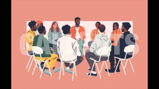 Diverse Group Meeting Illustration – Education Illustration