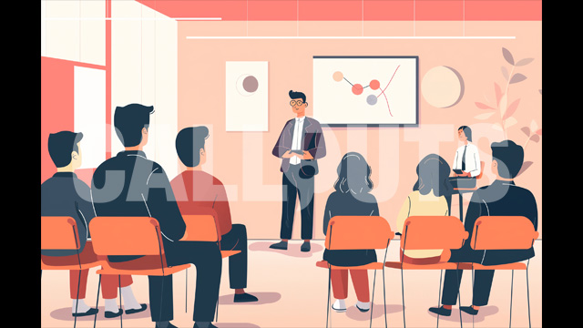 Corporate Training Session – Education Illustration