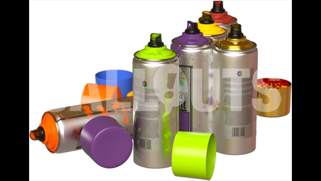 Paint Cans 3D Prop Artist-theme