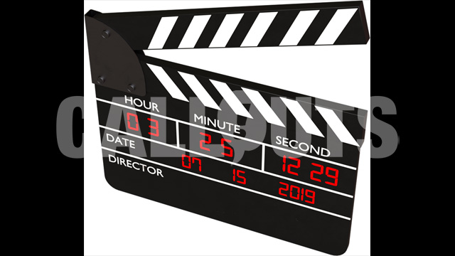 Clapboard 3D  Prop Cinema-theme