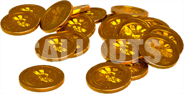 Coins 3D Prop Money-theme