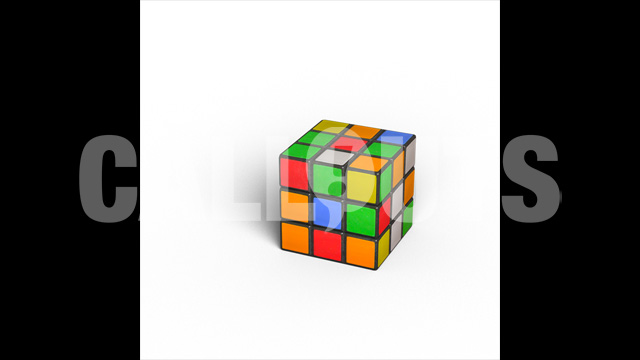 Kids Rubik Cube with Shadow 3D Prop Education-theme