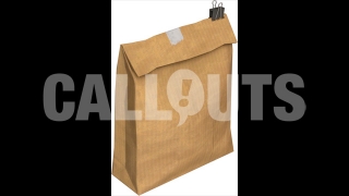 Lunch Bag 3D Prop Office-theme