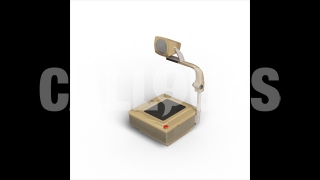Projector with Shadow 3D Prop Education/Office-theme