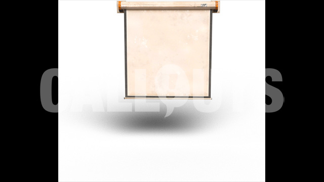 Projector Screen with Shadow 3D Prop Education/Office-theme