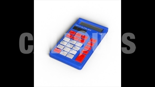 Calculator with Shadow 3D Prop Education theme