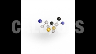 Molecule Model with Shadow 3D Prop Education theme