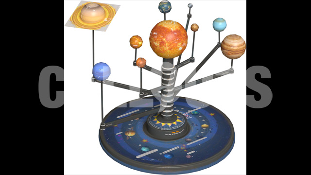 Planets Model 3D Prop Education theme