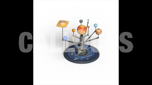 Planets Model with Shadow 3D Prop Education theme