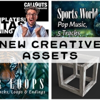 New – Camtasia Transitioning Texts, Sports Music, Tiger Loops, and Impossible Shapes