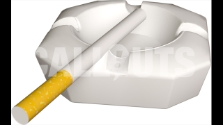 Cigarette Ashtray – Health theme