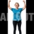 Full-Body Photo of Joyful Athletic Woman – Cutout Graphics