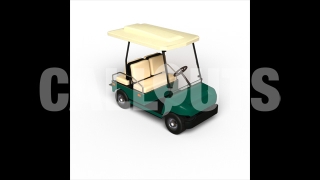 Golf Car Shadow- Sports theme