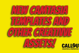 Creative Visual Assets: Camtasia Fun Headlines, People with Signs Cutouts, Fashion Music, and More…