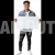 Young Person Holding Blank Sign for Customizable Message – Cutout Graphics