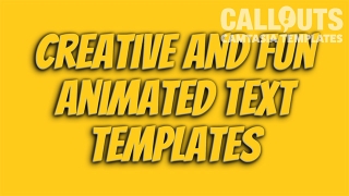 Camtasia Creative and Fun Titles