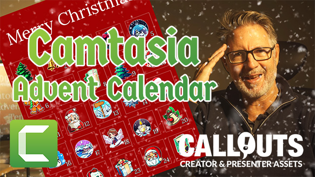 New Camtasia Templates: Advent Calendar, Creative Craft Wizard Update, and New Monthly bonuses