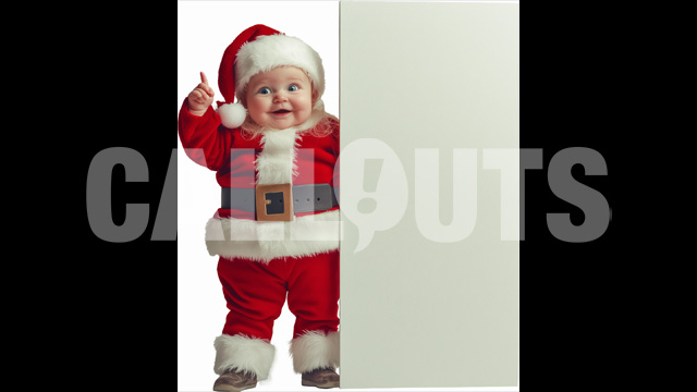 Kid Santa Claus – Cutout Graphics