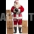 Santa Claus Carrying Gift Boxes- Cutout Graphics