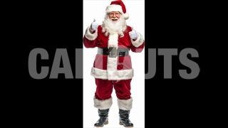 Cheerful Santa Claus Cutout – Cutout Graphics