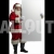 Santa Claus Holding a Blank Sign  – Cutout Graphics